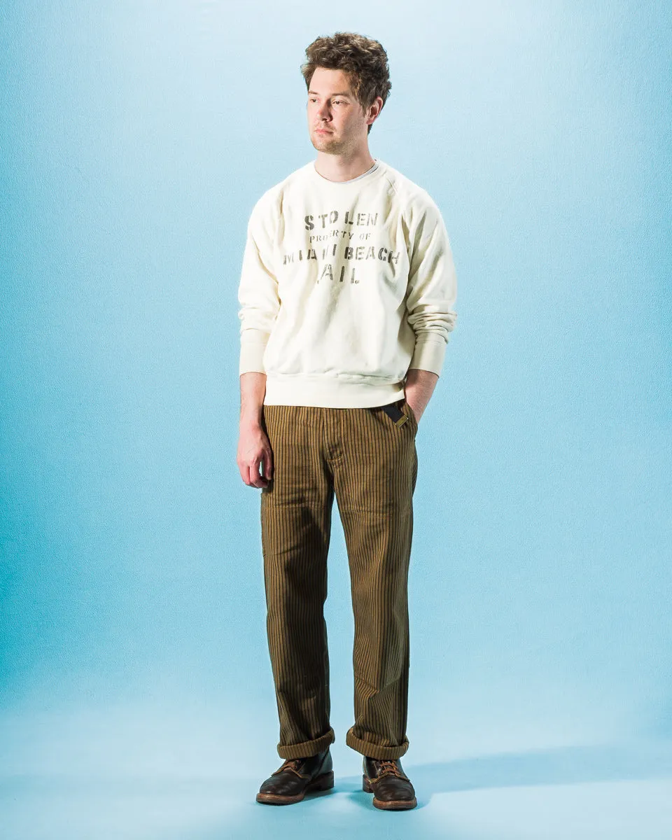 Ortega Pant - Brown Herringbone Dobby sold by Standard and Strange product image thumbnail 3