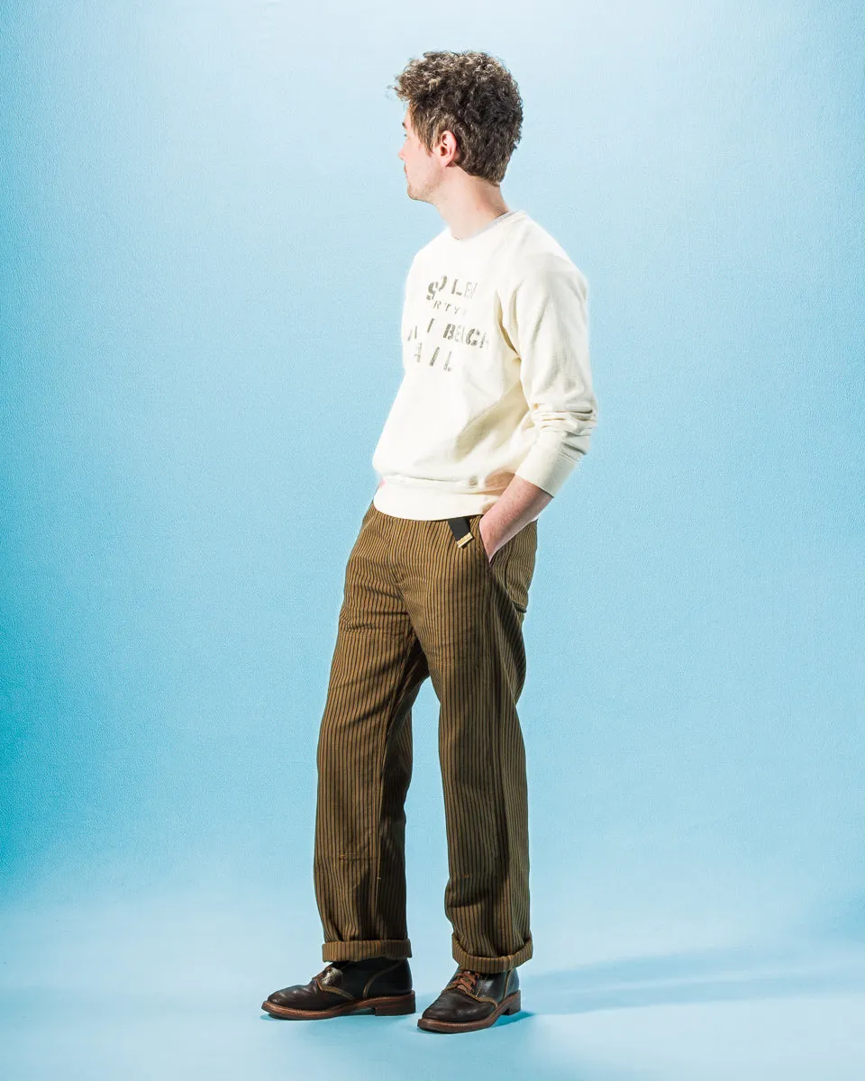 Ortega Pant - Brown Herringbone Dobby sold by Standard and Strange product image thumbnail 4