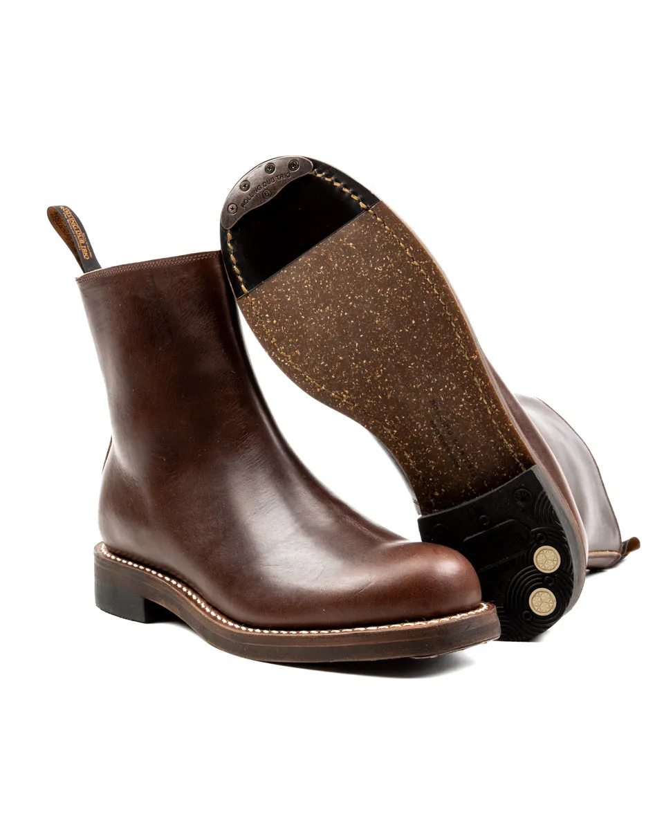 Casper Side Zip Boot - Brown CXL sold by Standard and Strange product image thumbnail 3