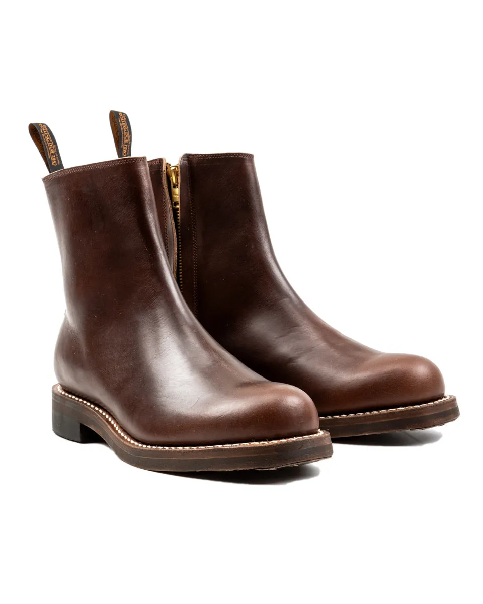 Casper Side Zip Boot - Brown CXL sold by Standard and Strange