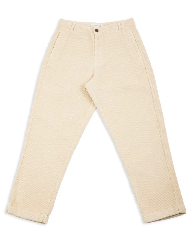 Good Basics Corduroy Pants - Nature Wide Stripes made by Merz B. Schwanen