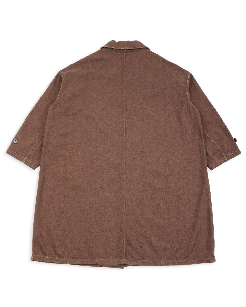 Twill Aging-Wool CAVALIER Coat - Brown sold by Standard and Strange product image thumbnail 2