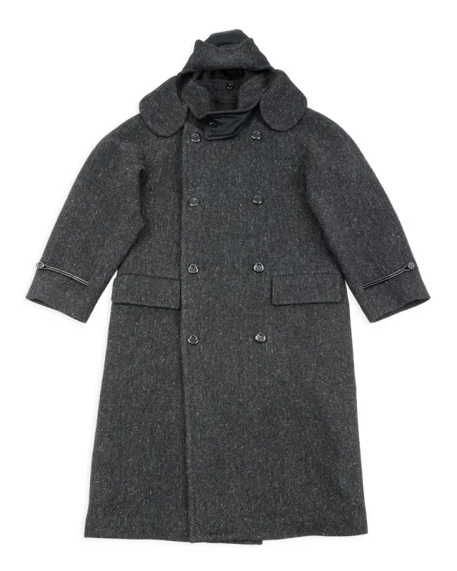 Mandarin Coat - Charcoal Lovat sold by Standard and Strange