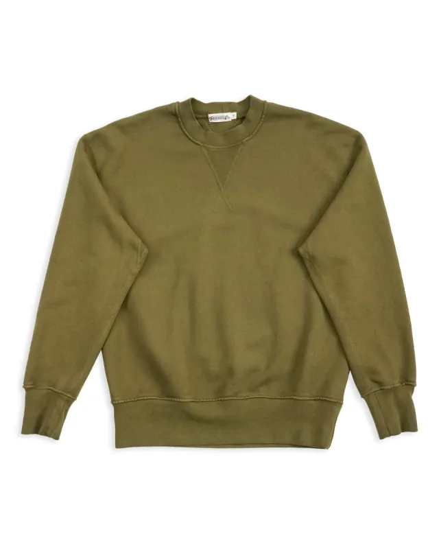 Deck Sweatshirt - Olive sold by Standard and Strange