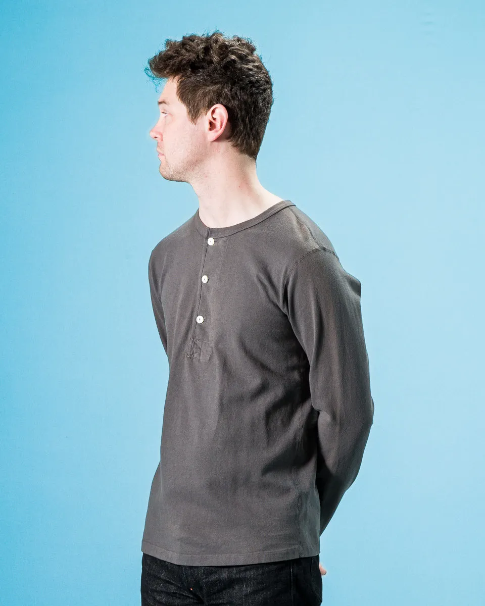 13oz Henley L/S - Midnight sold by Standard and Strange product image thumbnail 4