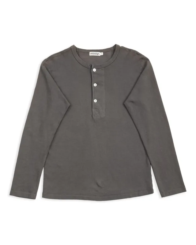 13oz Henley L/S - Midnight sold by Standard and Strange