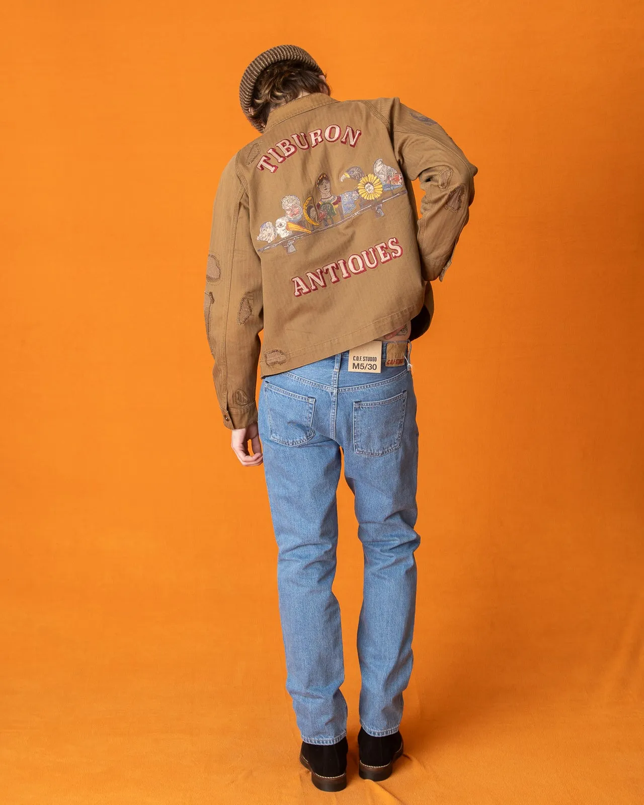 M5 Regular Straight Leg - 13oz Kuroki Selvedge 9x Wash sold by Standard and Strange product image thumbnail 5