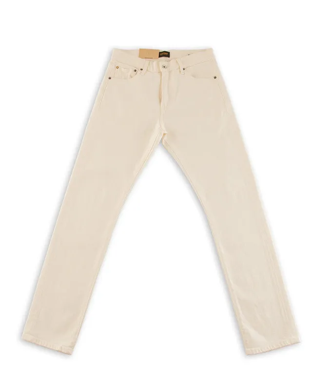 M8 Straight Fit - Organic Ecru Stone Wash sold by Standard and Strange