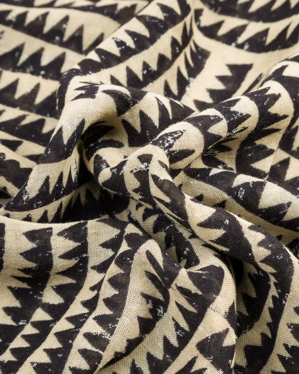 Rayon Fringe Stole (HACKSAW-BLOCK) - LightGreen sold by Standard and Strange product image thumbnail 5