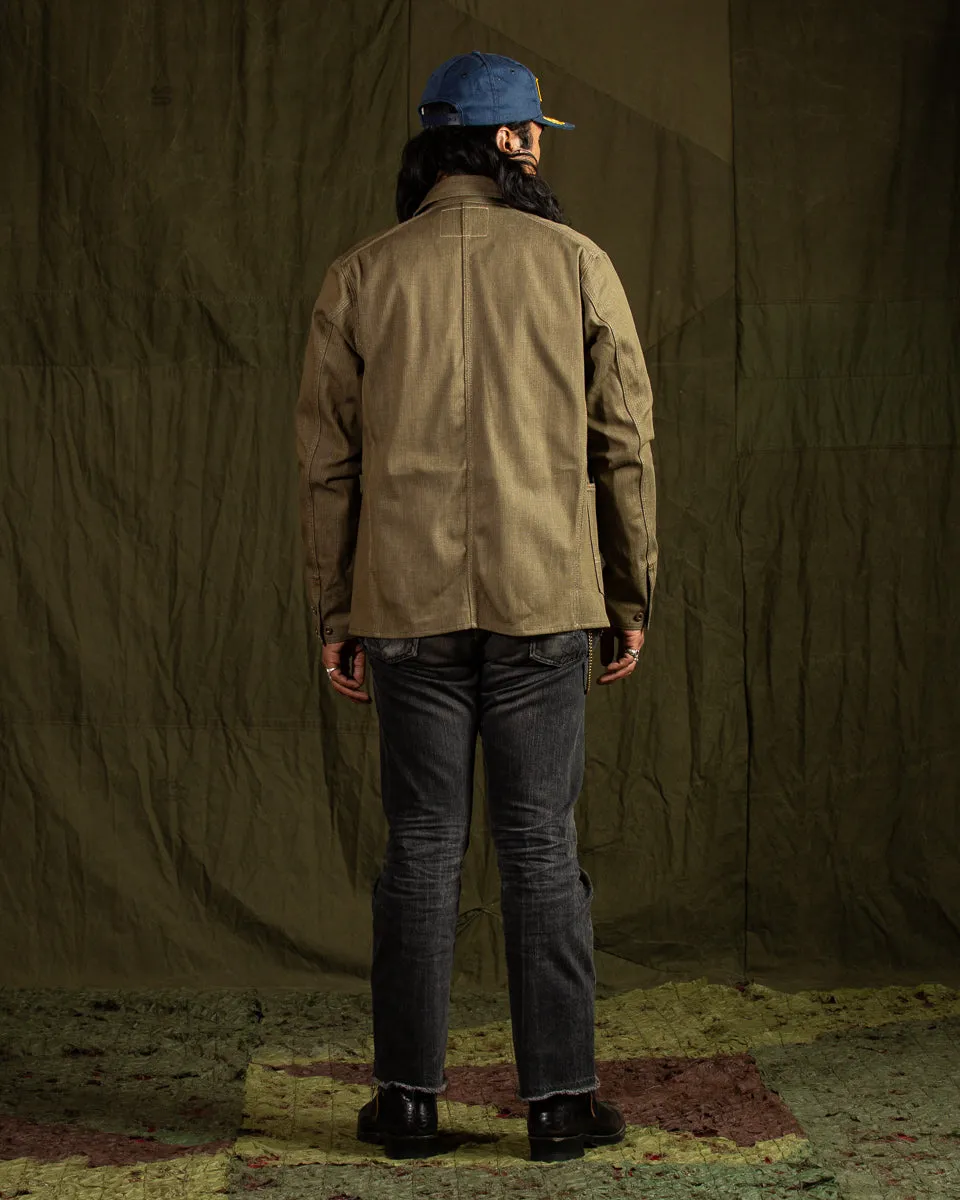 Kurt Jacket - Desert Moss Green Selvedge sold by Standard and Strange product image thumbnail 5