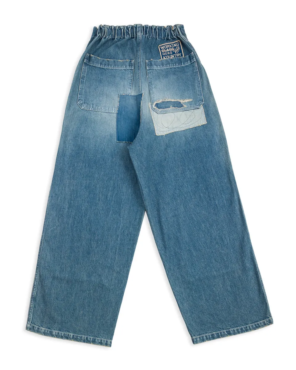 14oz Denim W-Knee EASY Baggy Pants(DIXIE LUMBER REMAKE) - PRO sold by Standard and Strange product image thumbnail 2