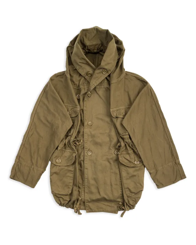 Katsuragi Cotton RING Coat - Khaki sold by Standard and Strange
