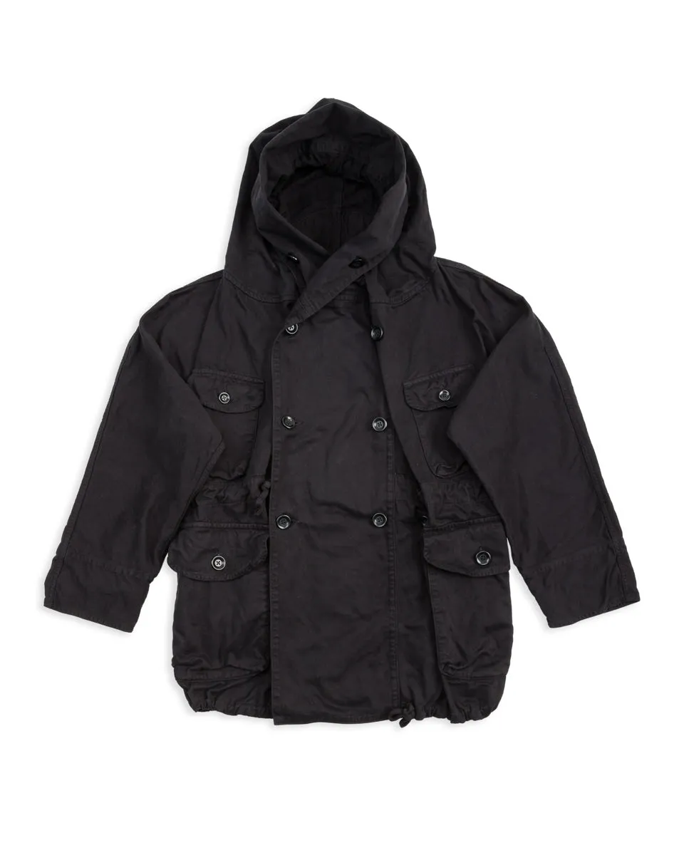 Katsuragi Cotton RING Coat - Black sold by Standard and Strange