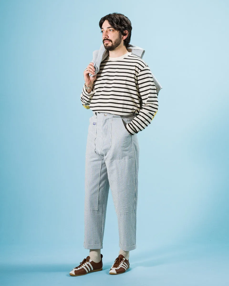 Seersucker LUMBER SUIT Pants - Sax sold by Standard and Strange product image thumbnail 5