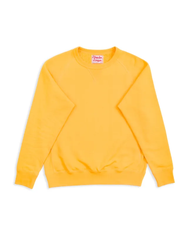 Super Looper French Terry Pullover Crewneck - Yellow sold by Standard and Strange