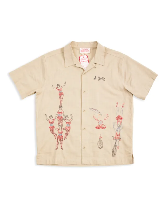 Circus Camp Shirt - Natural Tint sold by Standard and Strange