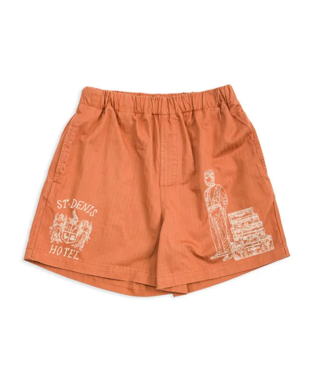 Hotel Short - Terracotta sold by Standard and Strange