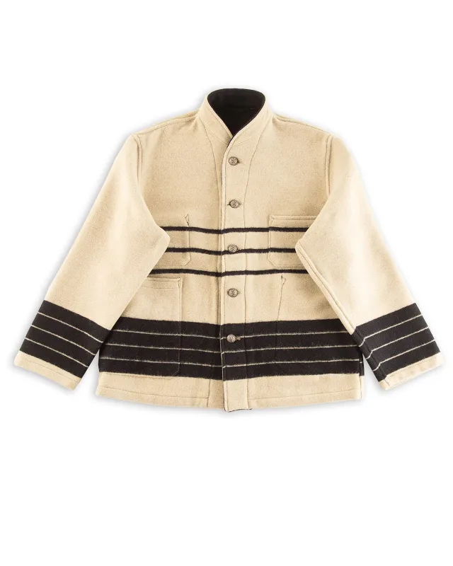 Mountaineer Blanket Jacket - Ivory sold by Standard and Strange