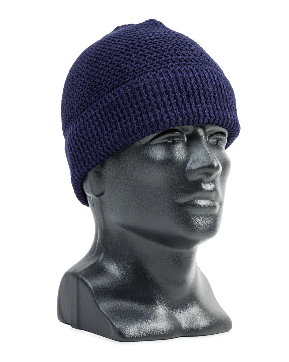 Linen Watch Cap - Indigo sold by Standard and Strange