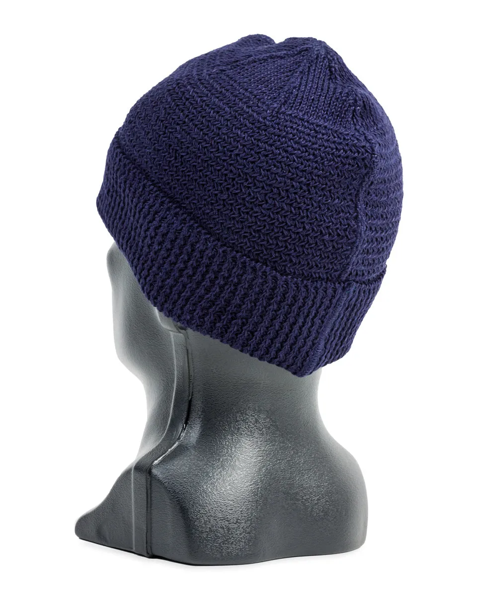 Linen Watch Cap - Indigo sold by Standard and Strange product image thumbnail 2