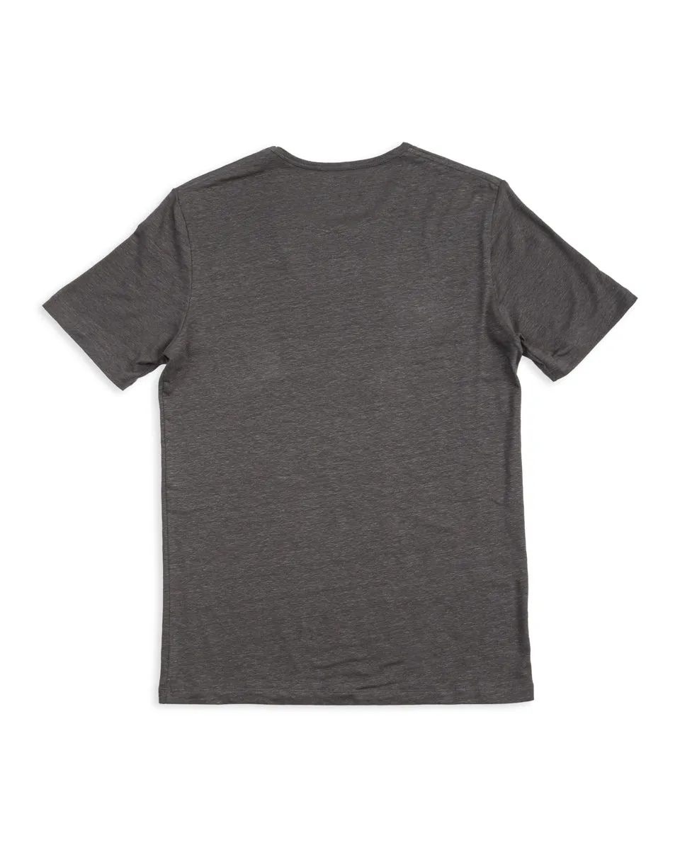 Kern T-Shirt - Anthracite Linen Jersey sold by Standard and Strange product image thumbnail 2