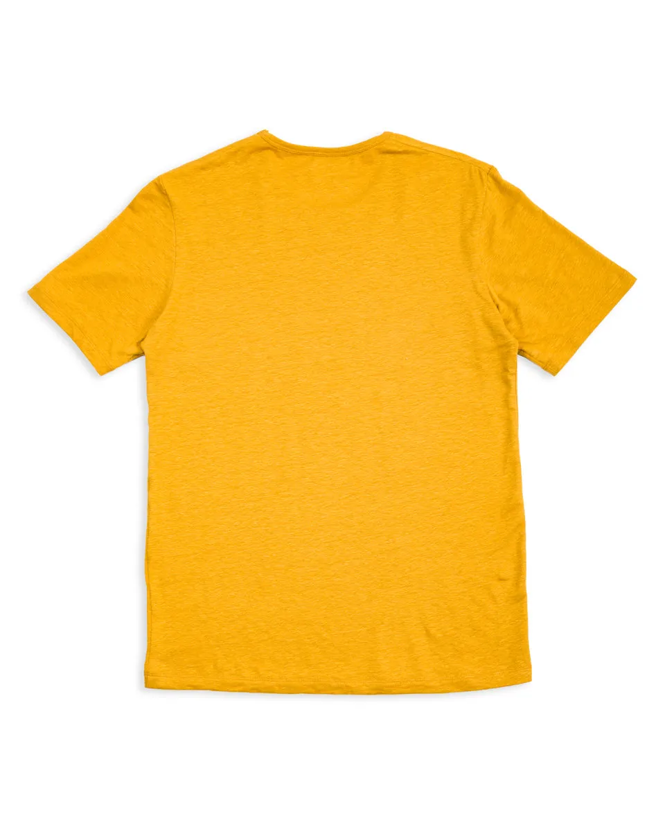 Kern T-Shirt - Saffron Linen Jersey sold by Standard and Strange product image thumbnail 2