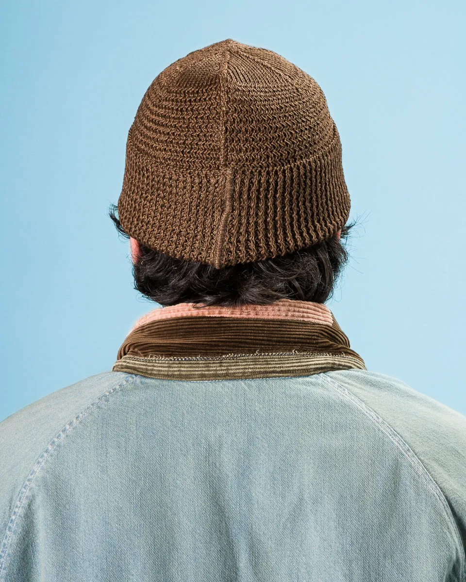 Linen Watch Cap - Brown sold by Standard and Strange product image thumbnail 5