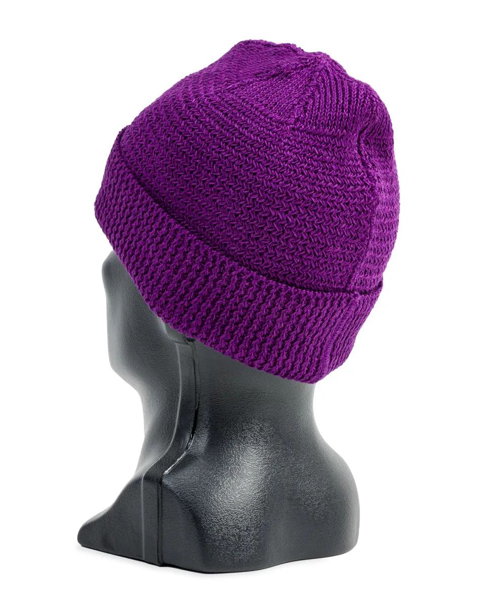 Linen Watch Cap - Purple sold by Standard and Strange product image thumbnail 2