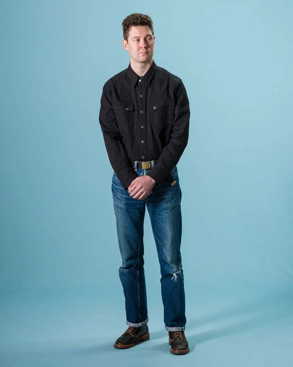 Calico Western Shirt - 9oz Black Ripstop sold by Standard and Strange product image thumbnail 4