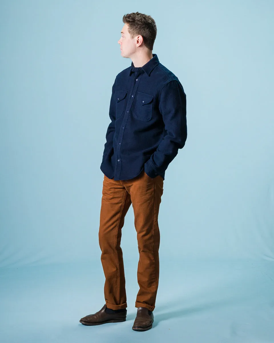 Wells Workshirt - Brushed Corduroy Navy sold by Standard and Strange product image thumbnail 4
