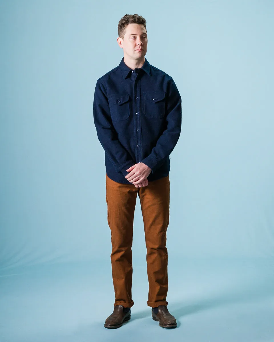 Wells Workshirt - Brushed Corduroy Navy sold by Standard and Strange product image thumbnail 3