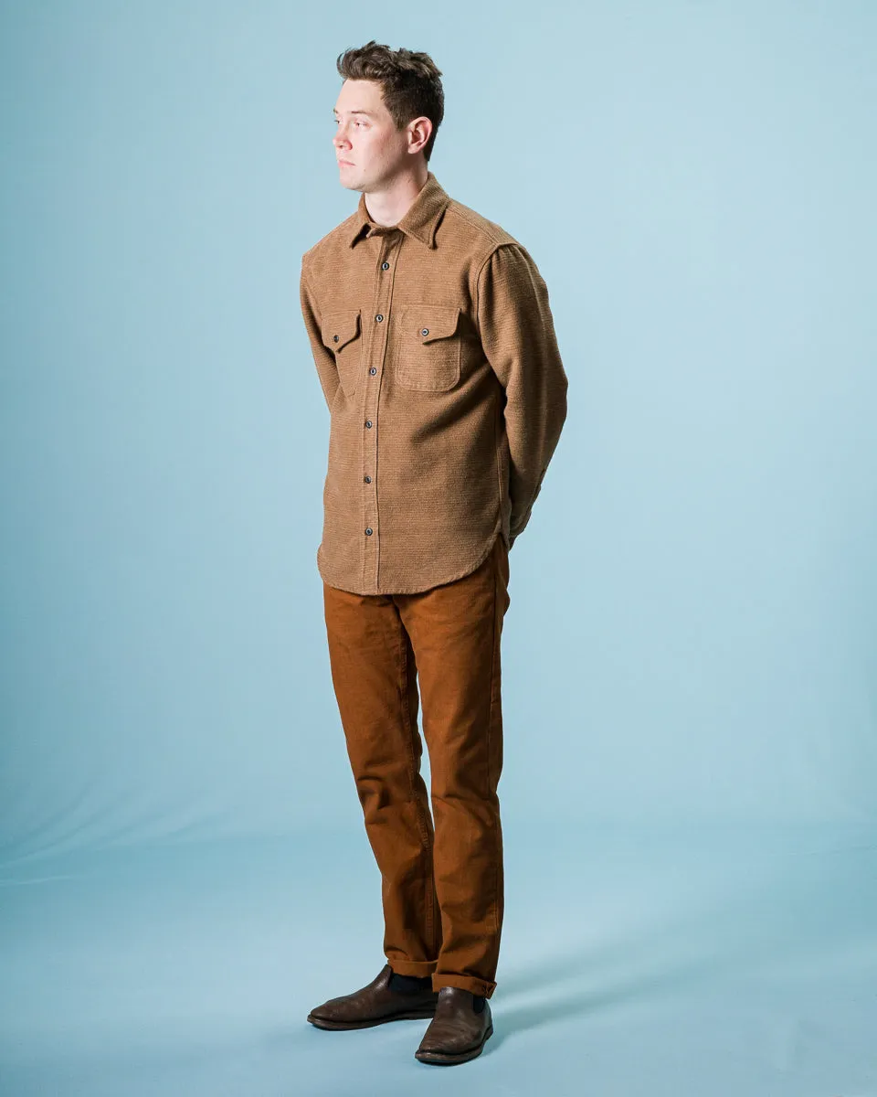Wells Workshirt - Brushed Corduroy Tan sold by Standard and Strange product image thumbnail 3