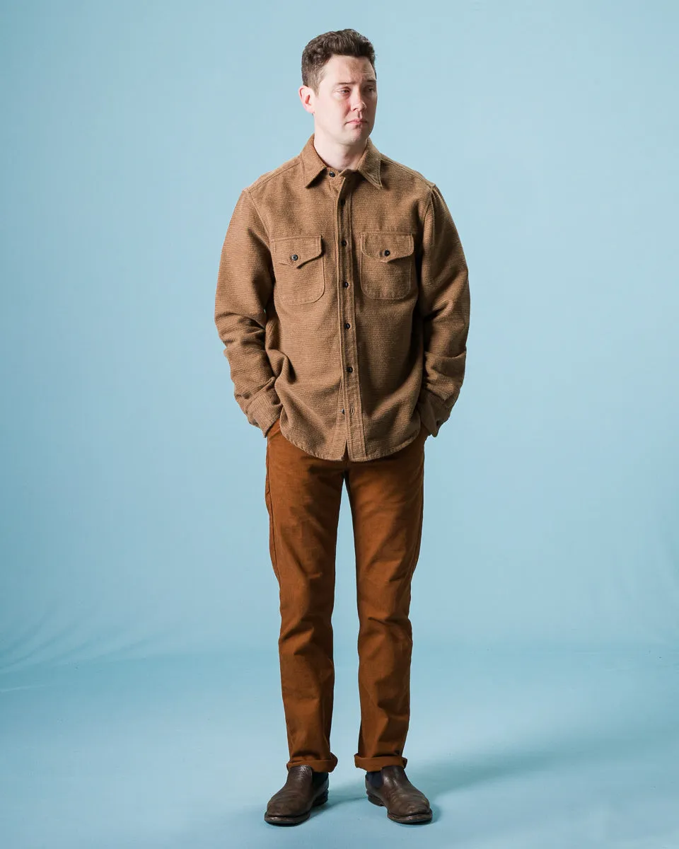 Wells Workshirt - Brushed Corduroy Tan sold by Standard and Strange product image thumbnail 4