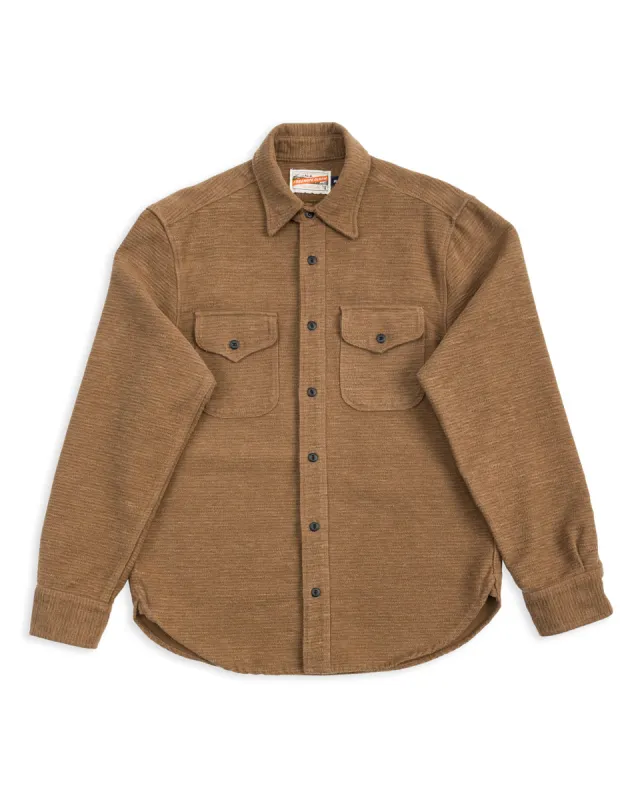 Wells Workshirt - Brushed Corduroy Tan sold by Standard and Strange