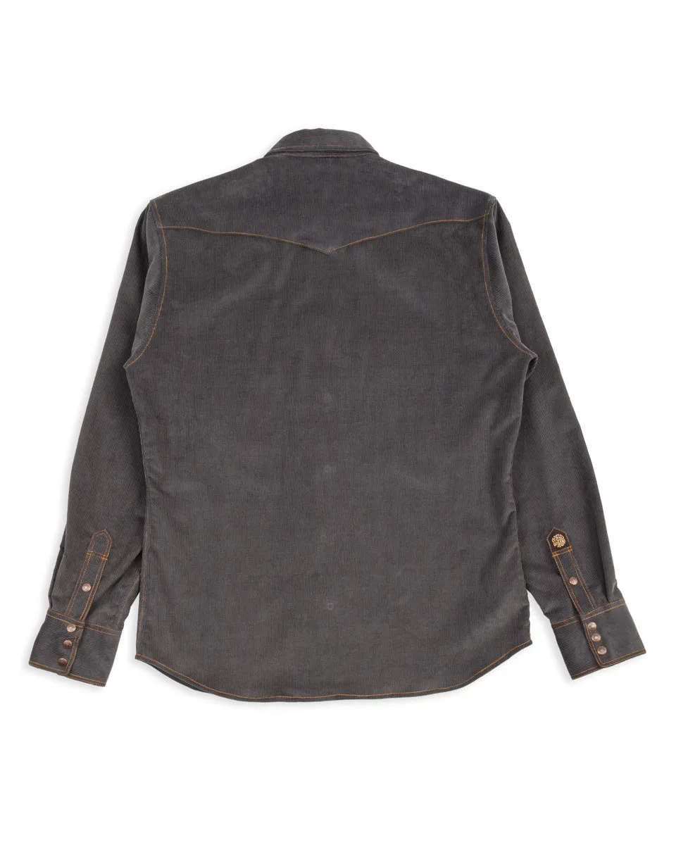 Ryman Shirt - Steel Grey Corduroy sold by Standard and Strange product image thumbnail 2