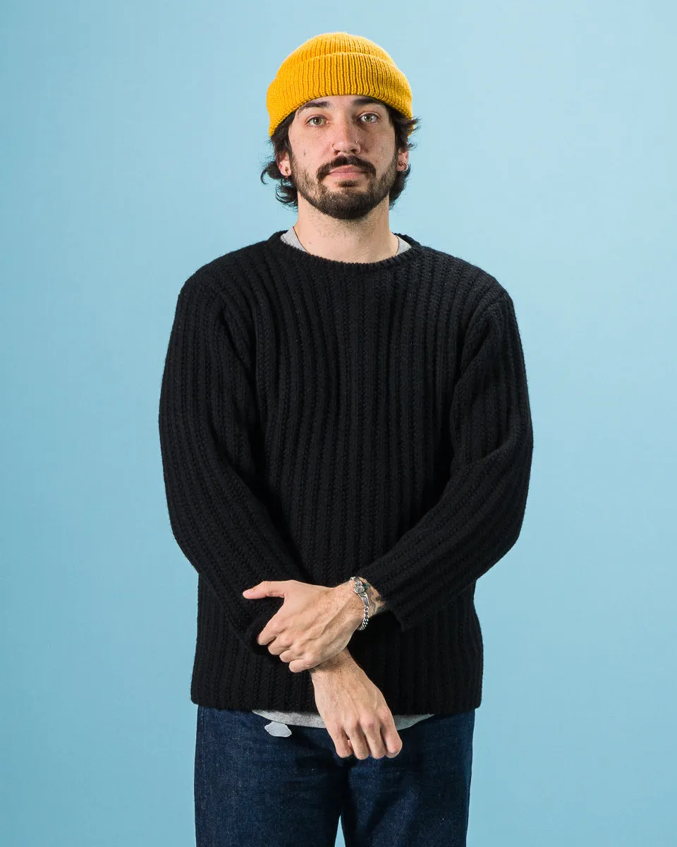 Slub Cashmere Boat Pullover - Black 10 sold by Standard and Strange product image thumbnail 3