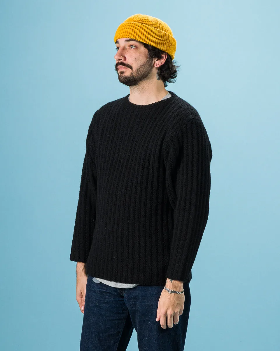 Slub Cashmere Boat Pullover - Black 10 sold by Standard and Strange product image thumbnail 5