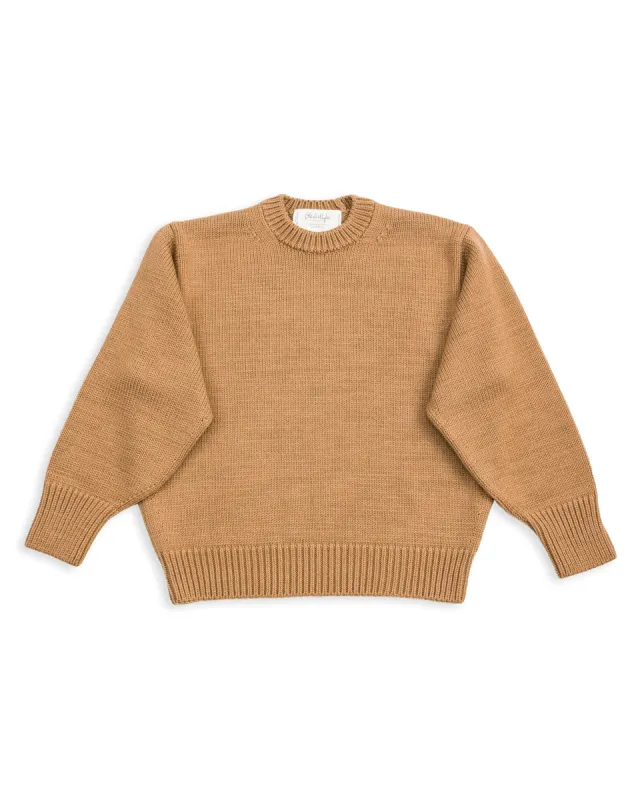 Wool Crewneck Pullover - Coyote 10 sold by Standard and Strange