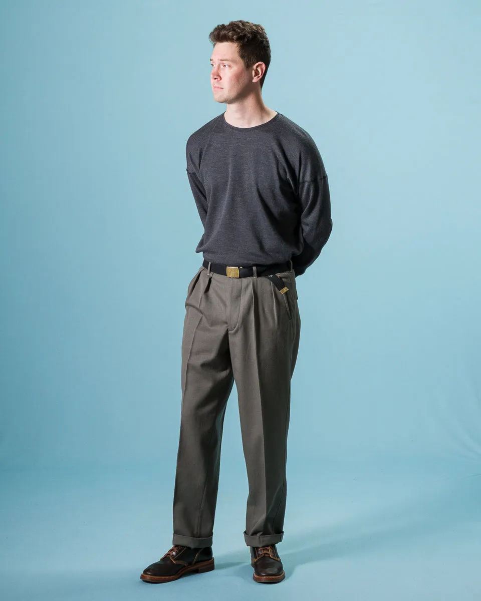 English Trousers - Pebble Wool Barathea sold by Standard and Strange product image thumbnail 4
