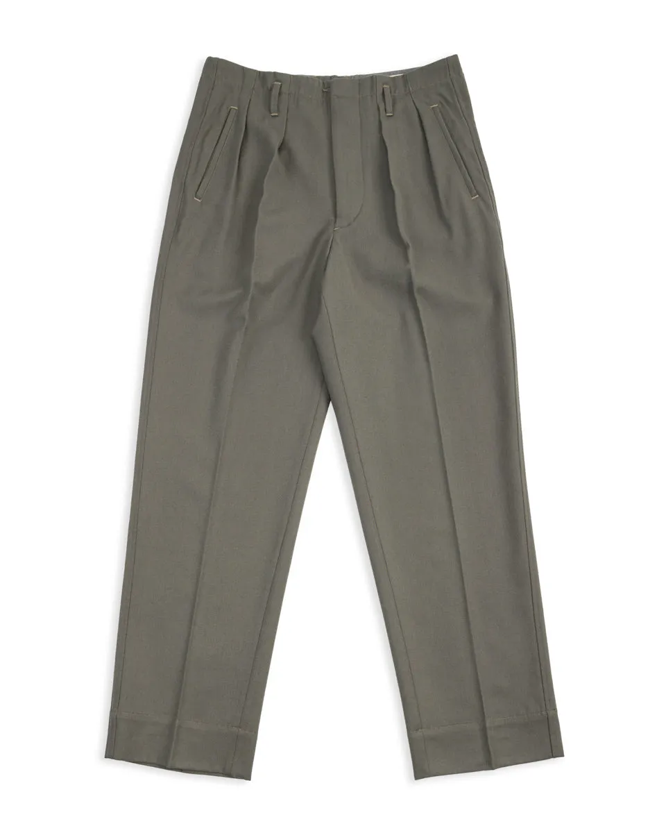English Trousers - Pebble Wool Barathea sold by Standard and Strange
