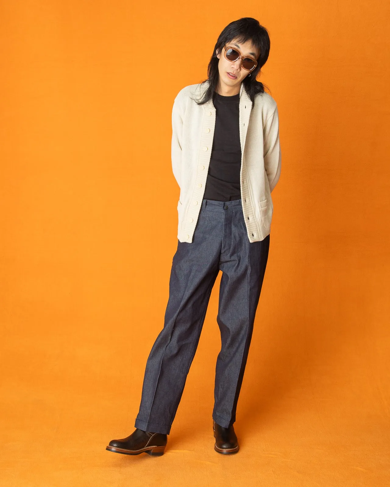 Shawl Knit Cardigan - White sold by Standard and Strange product image thumbnail 3