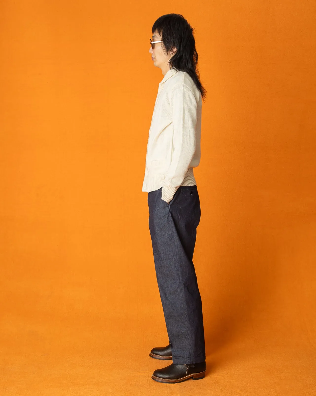 Shawl Knit Cardigan - White sold by Standard and Strange product image thumbnail 5