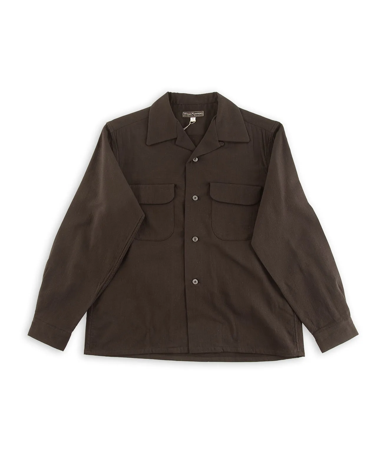 Double Cloth Flap Pocket Shirt - Black sold by Standard and Strange