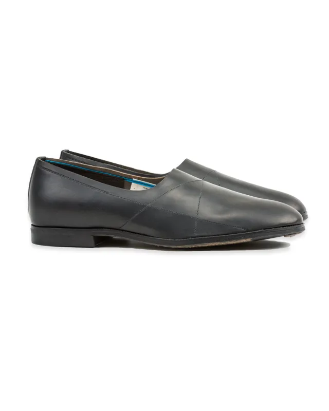 Spider Slip-Ons - Black Guidi Calf sold by Standard and Strange
