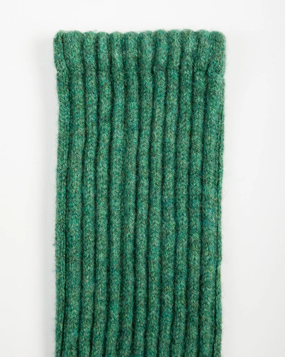 Merino Lambswool High Socks - Green sold by Standard and Strange product image thumbnail 3