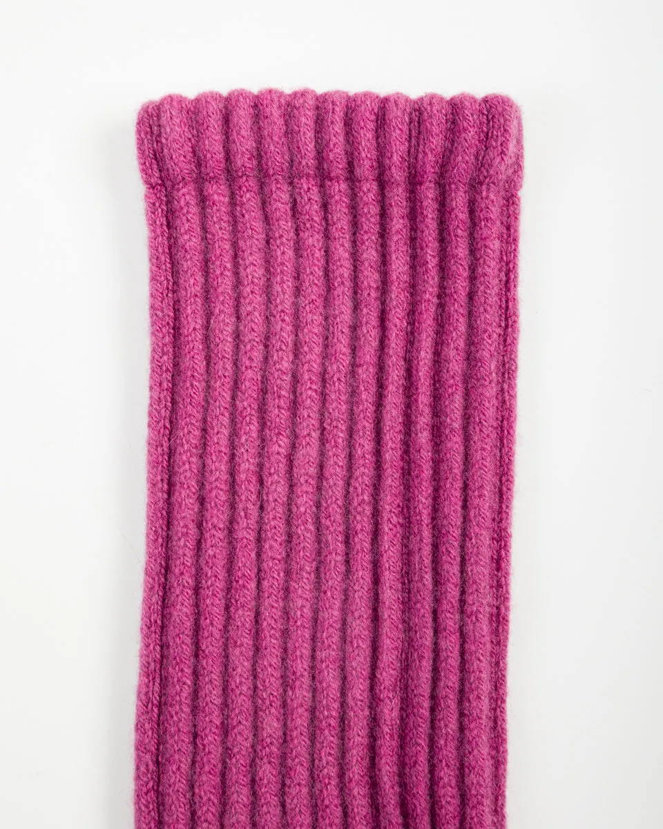Merino Lambswool High Socks - Grape sold by Standard and Strange product image thumbnail 3