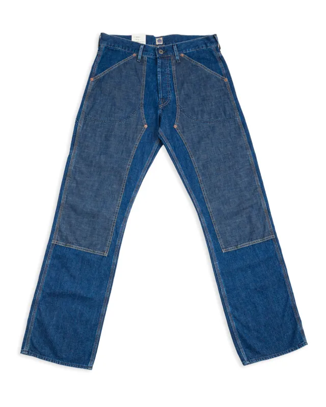 Wendell Pant - Mil. Chambray / Neppy Workers sold by Standard and Strange