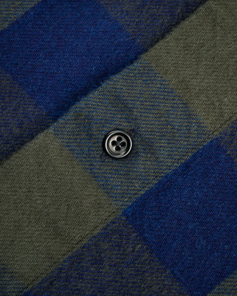 Norris Shirt - Indigo/Green sold by Standard and Strange product image thumbnail 5