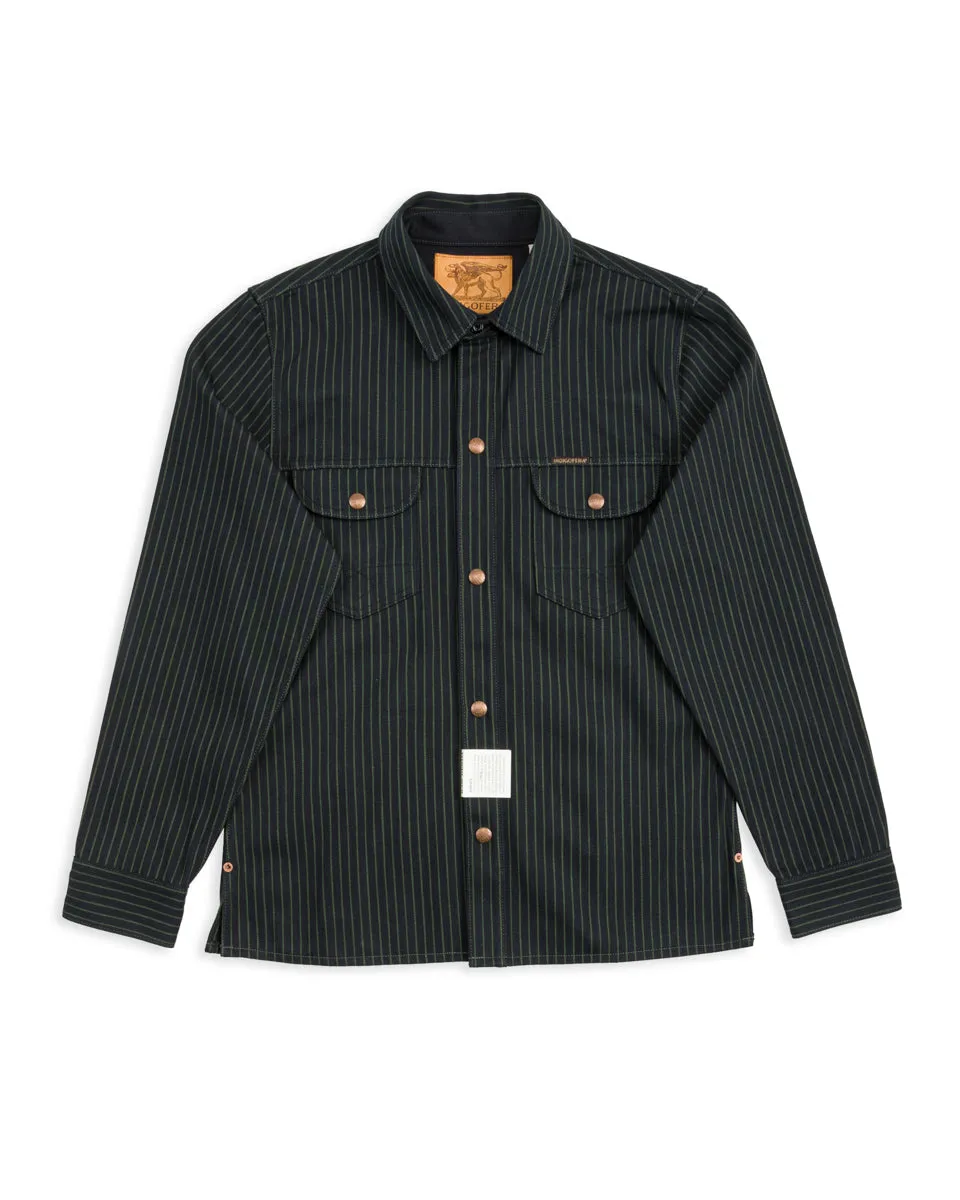 Copeland Slim Fit Jacket - Viridescent Stripe sold by Standard and Strange