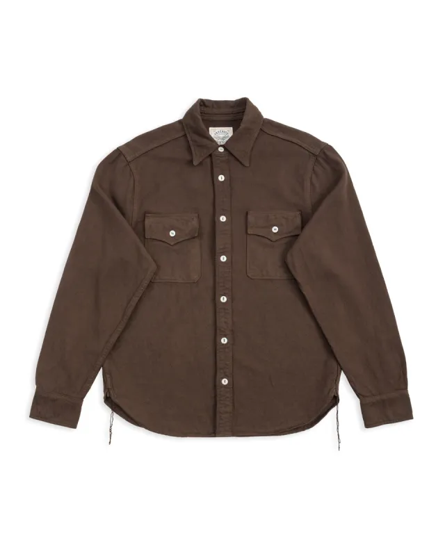 Scout Shirt - Chocolate sold by Standard and Strange